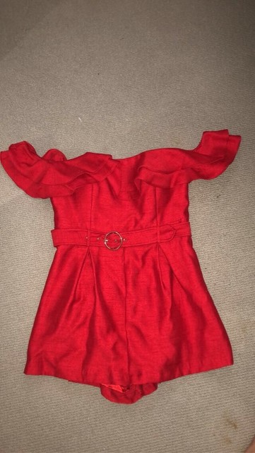 sheike red jumpsuit